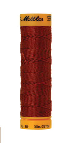 Seralon topstitching thread terracotta red