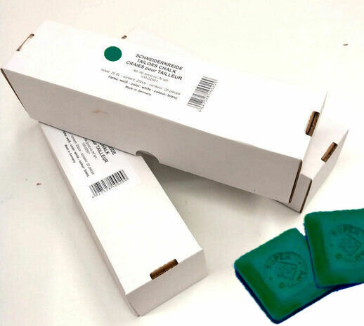 Kleermakerskrijt groen doos 25 stukjes  - Tailors chalk green box 25 pieces